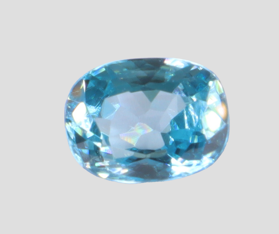 Blue Zircon - 7.17 Carats