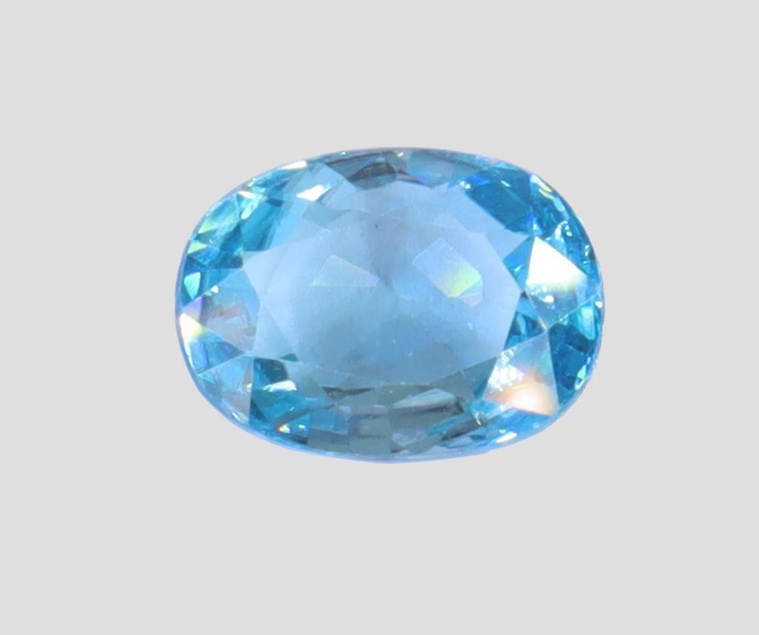 Blue Zircon - 9.17 Carats