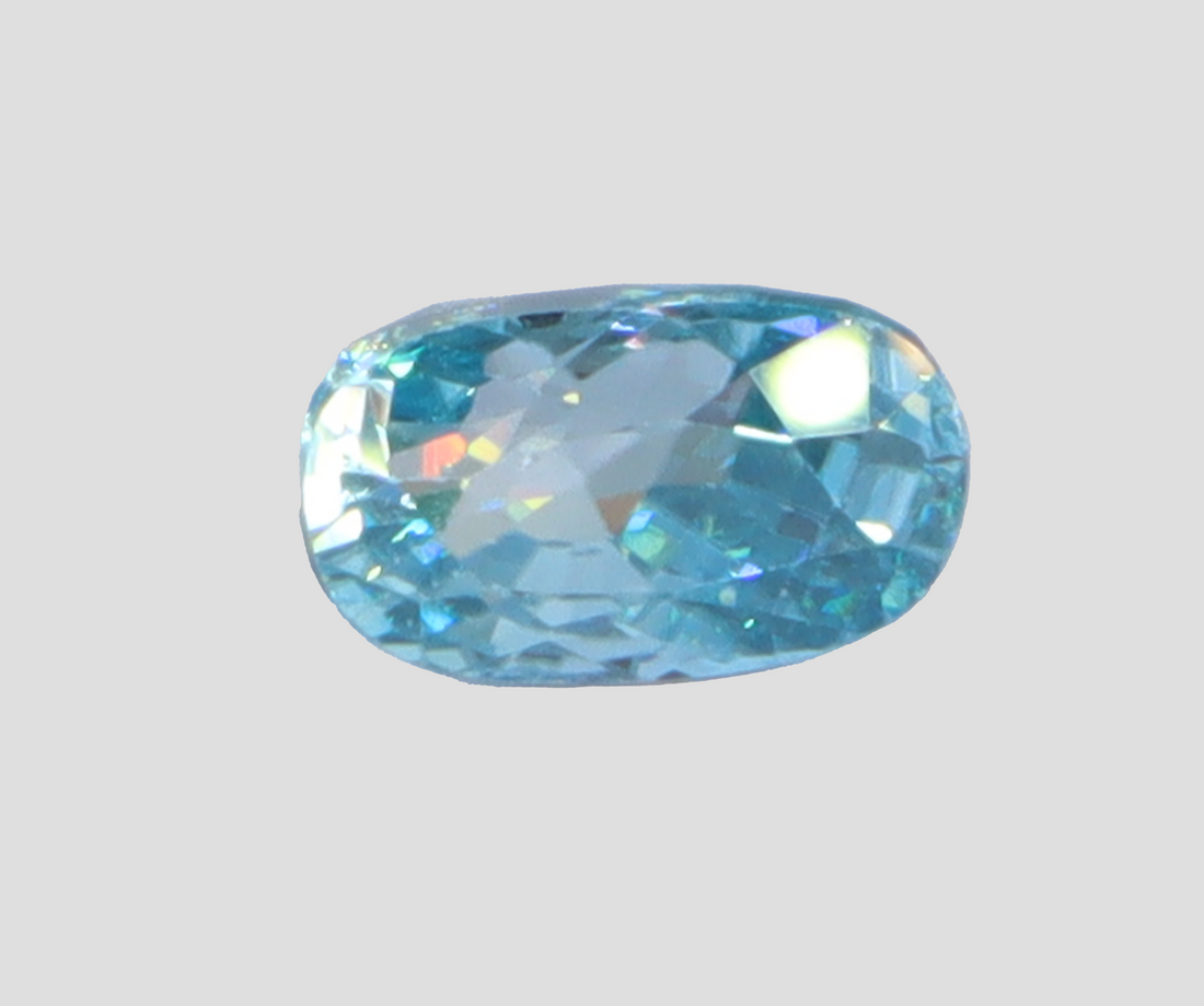 Blue Zircon - 7.03 Carats