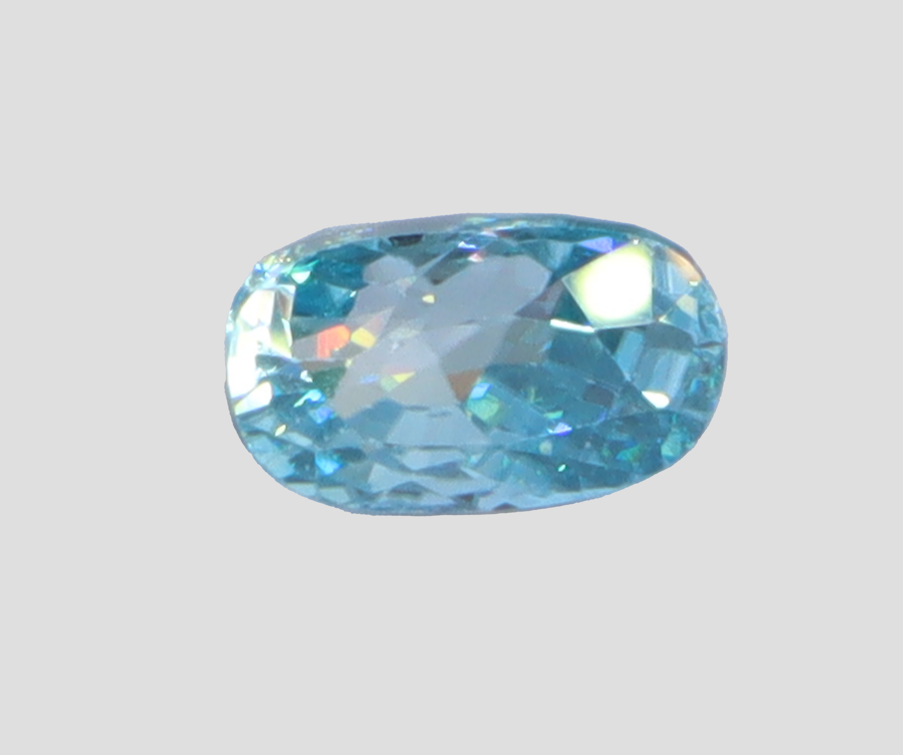 Blue Zircon - 7.03 Carats