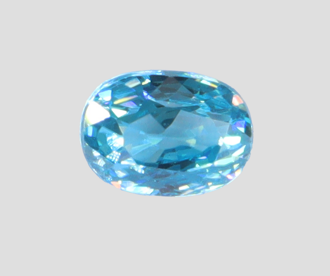Blue Zircon - 5.25 Carats