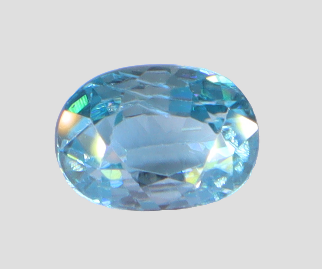 Blue Zircon - 5.63 Carats