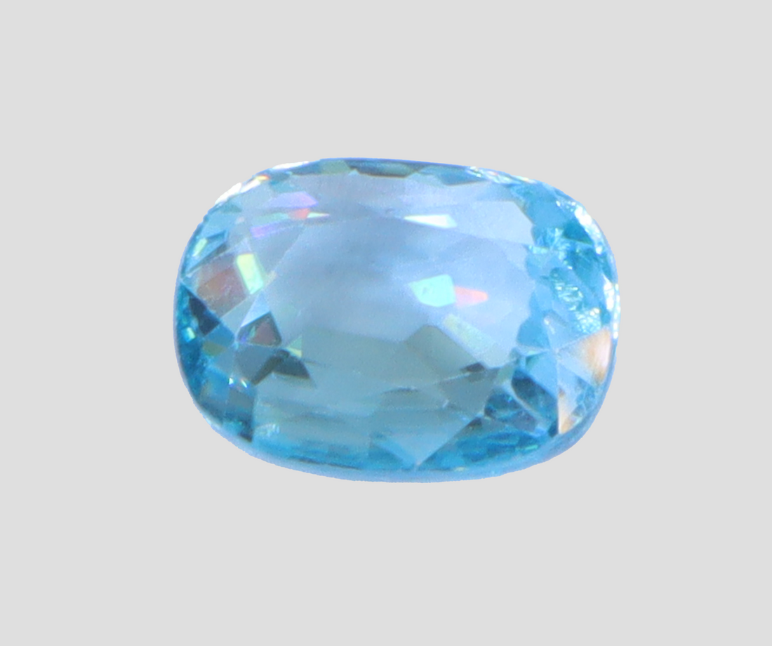 Blue Zircon - 5.64 Carats