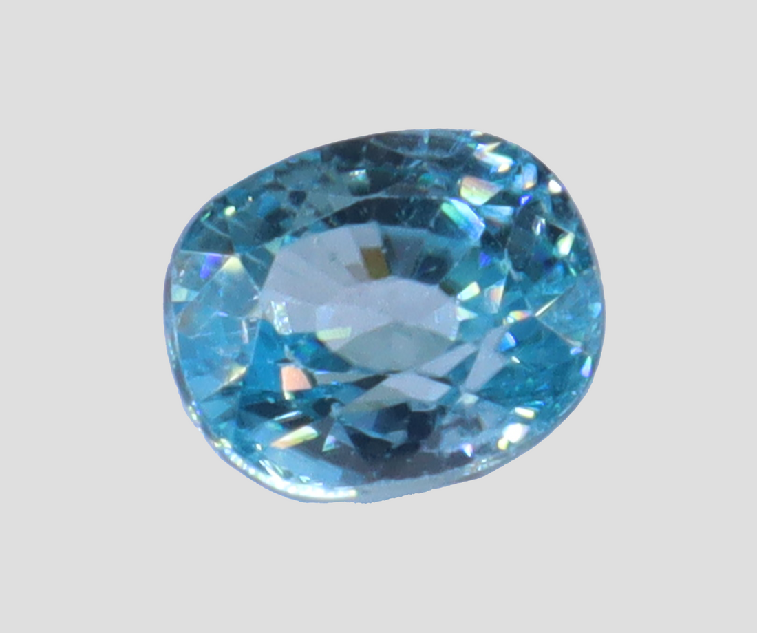 Blue Zircon - 5.57 Carats
