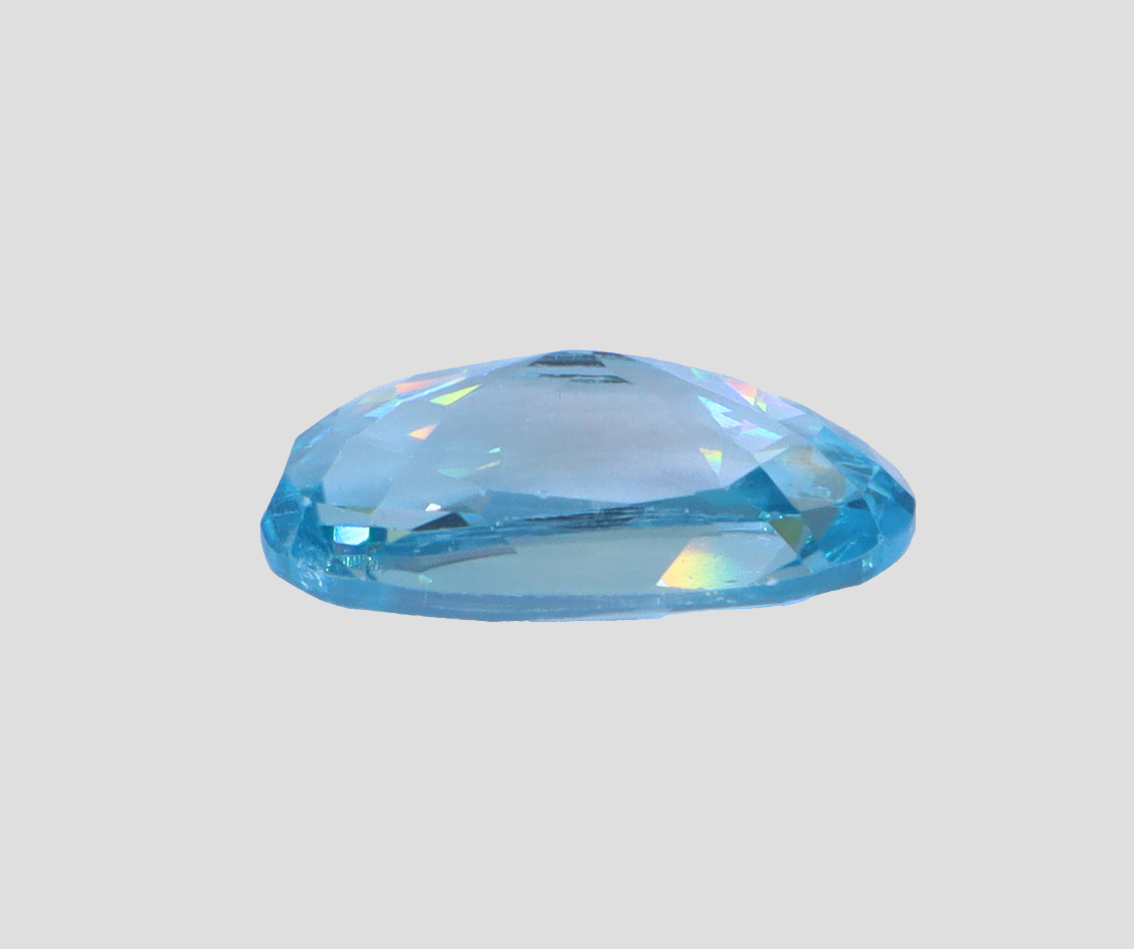 Blue Zircon - 11.72 Carats