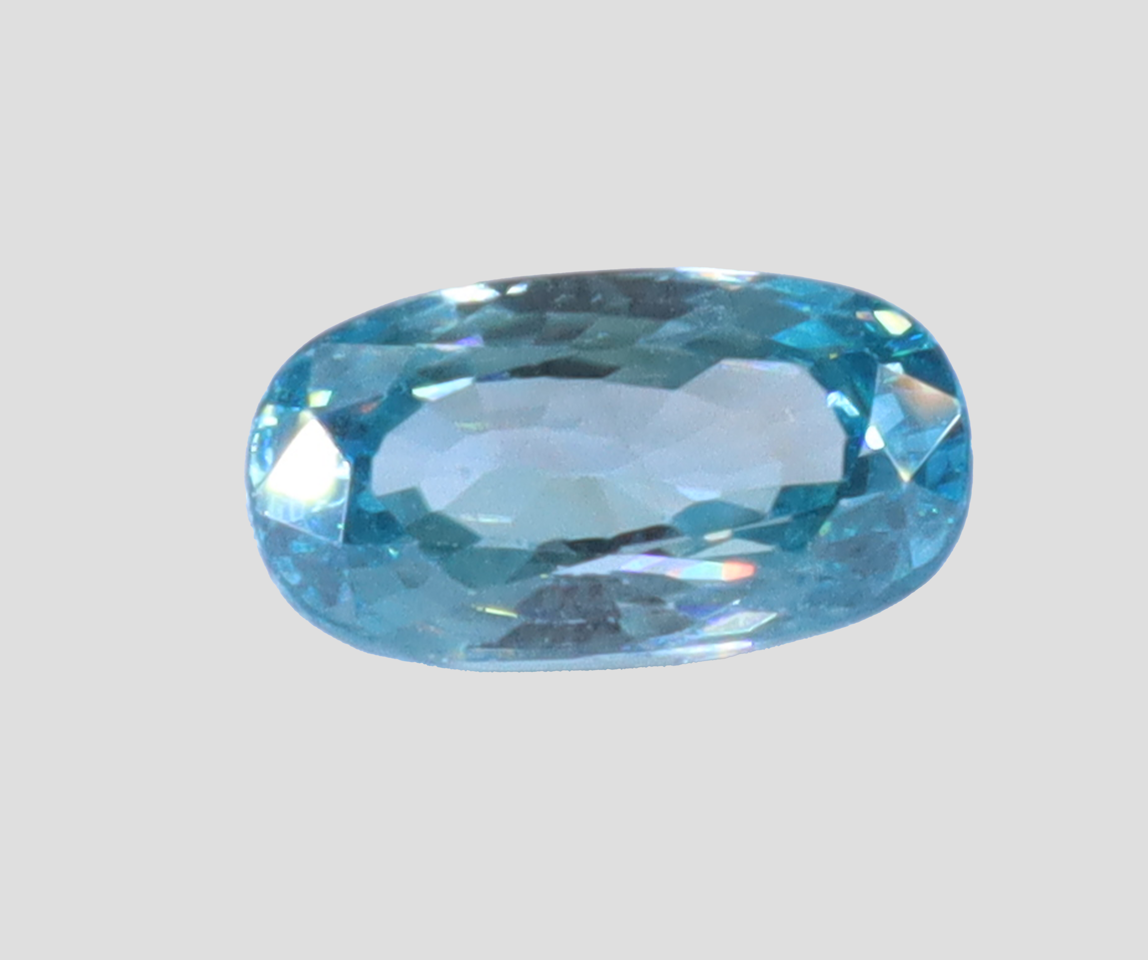 Blue Zircon - 6.36 Carats