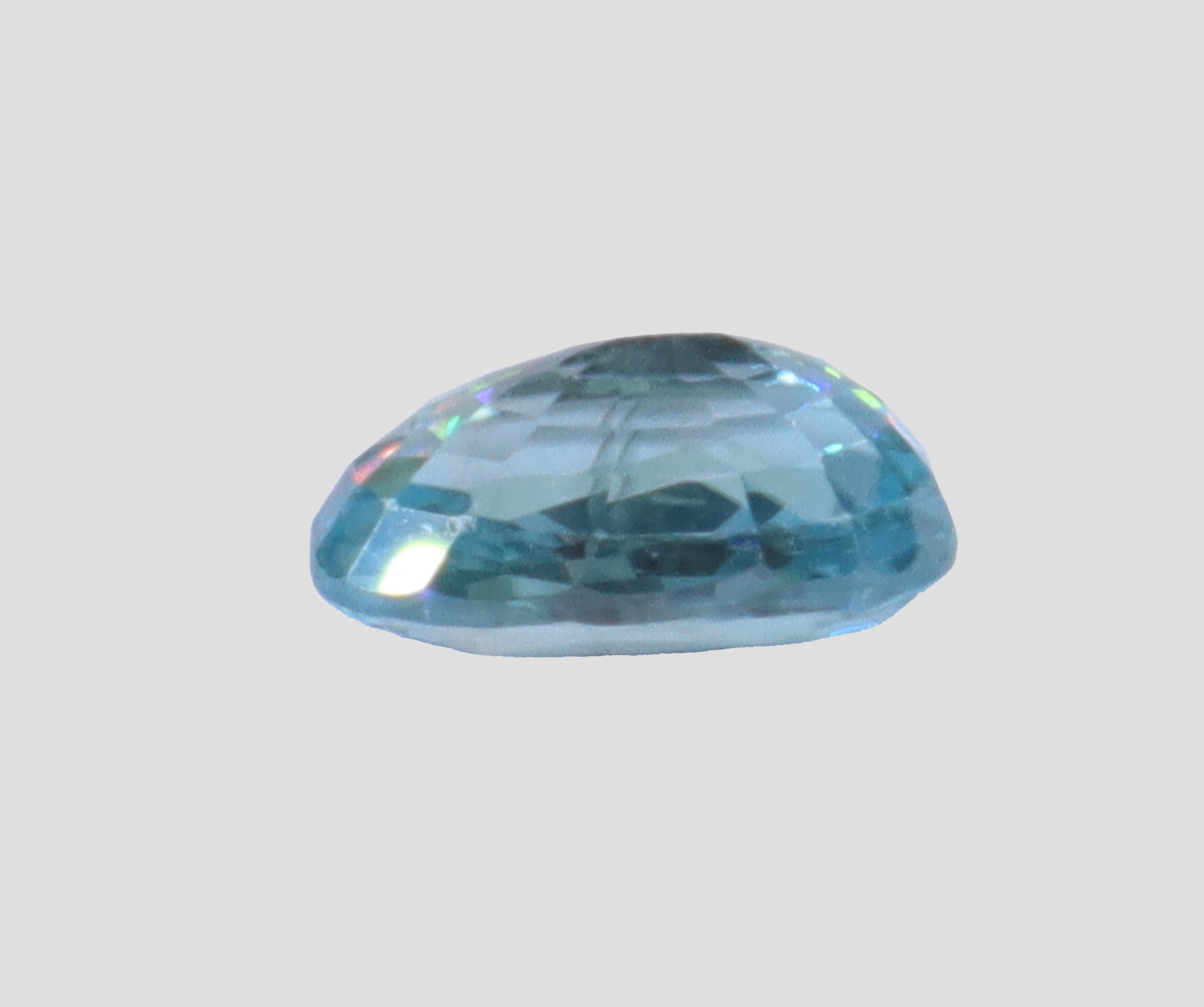 Blue Zircon - 6.36 Carats