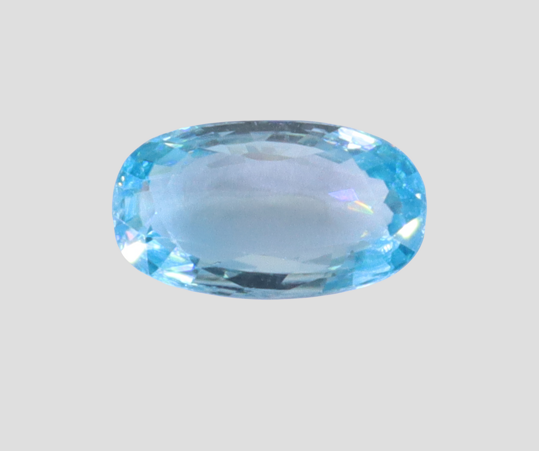 Blue Zircon - 13.29 Carats