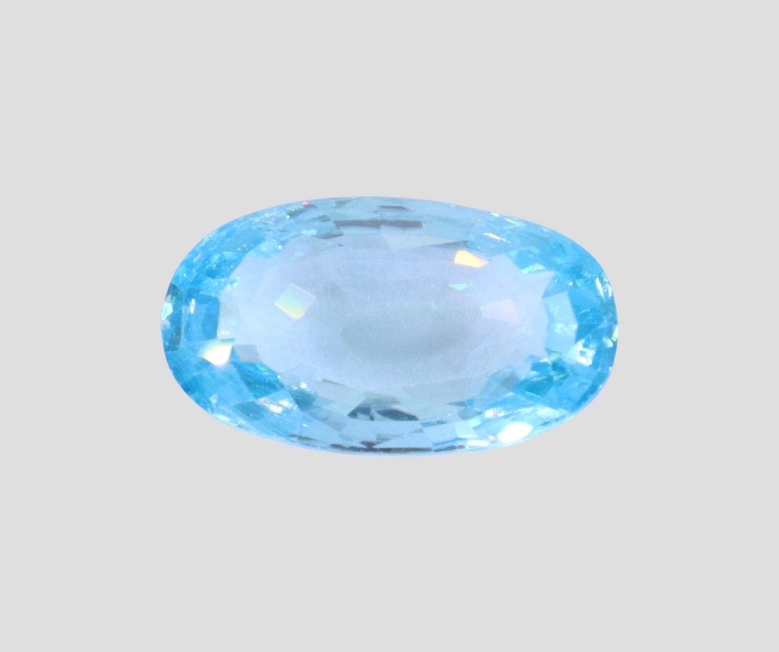 Blue Zircon - 7.15 Carats