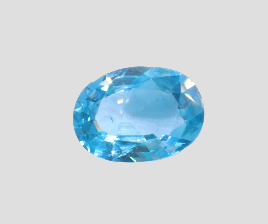 Blue Zircon - 5.62 Carats