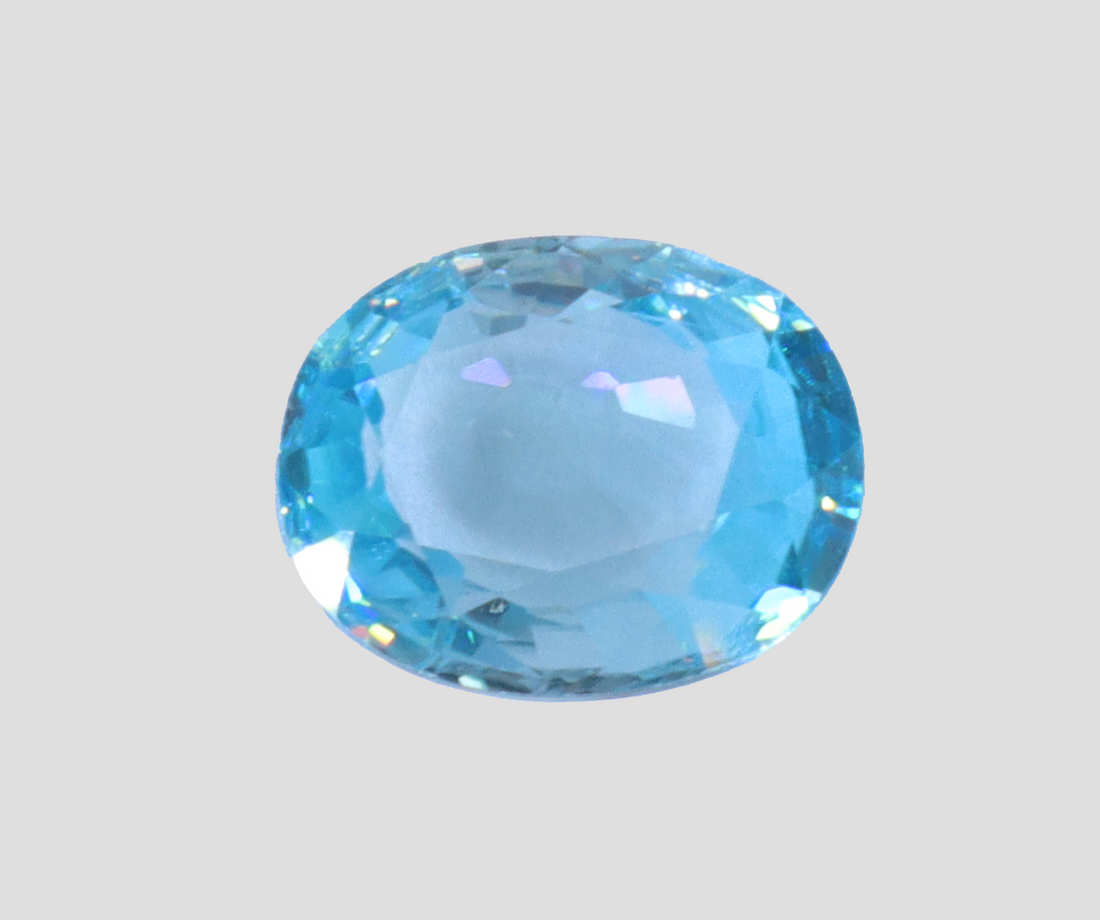 Blue Zircon - 5.83 Carats
