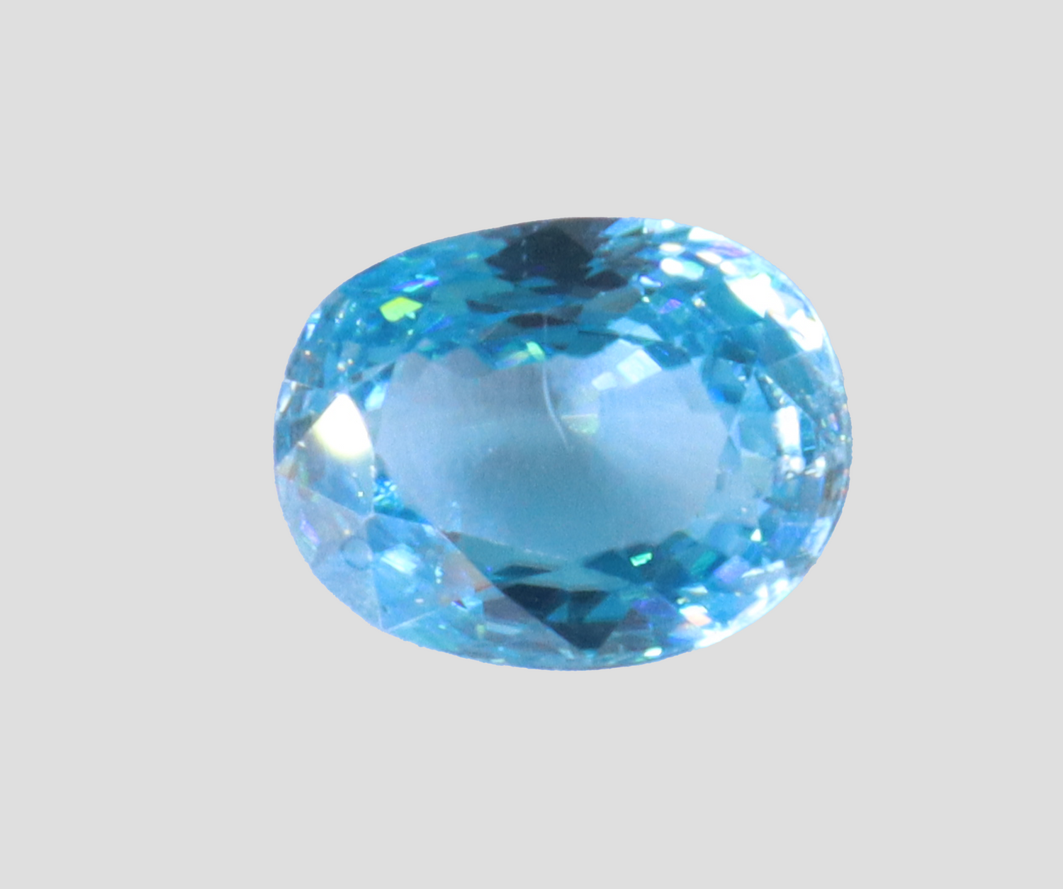 Blue Zircon - 5.32 Carat
