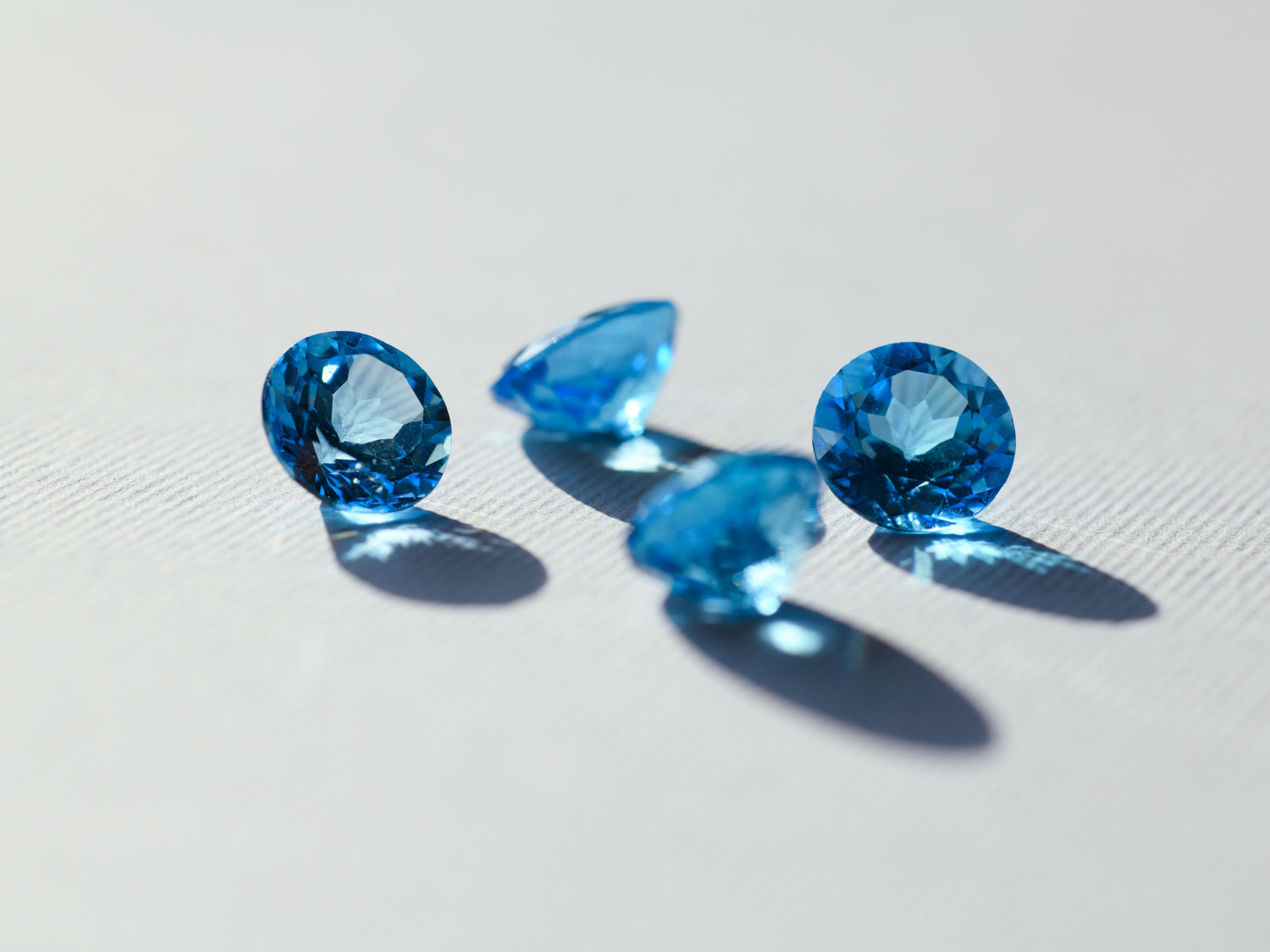 Cut and polished Blue Sapphires (Neelam stone)