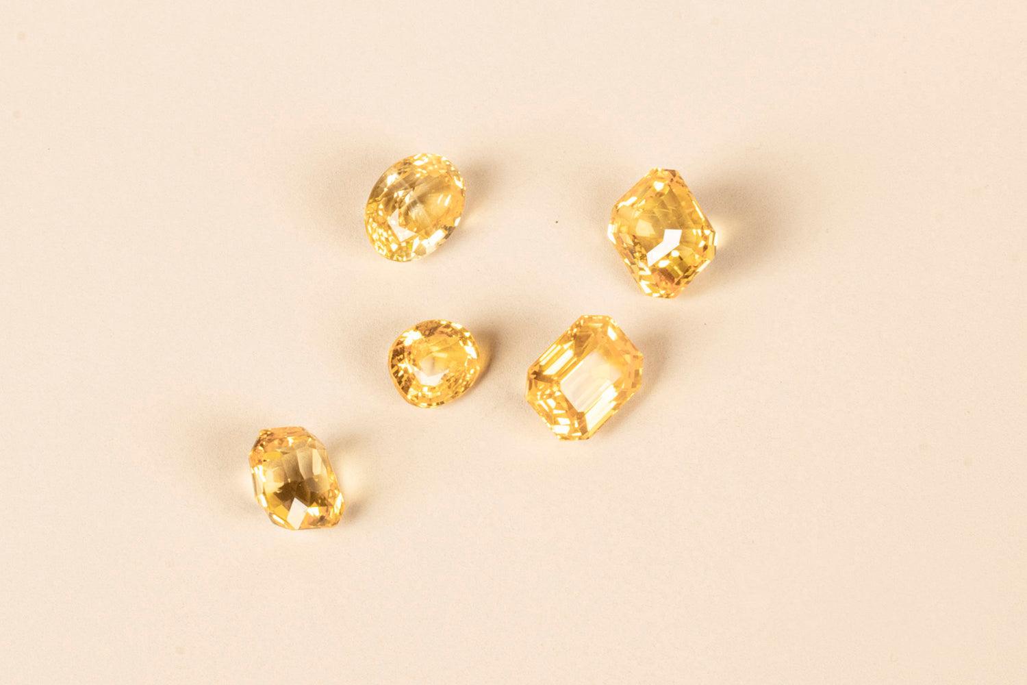 Cut & Polished Yellow Sapphires