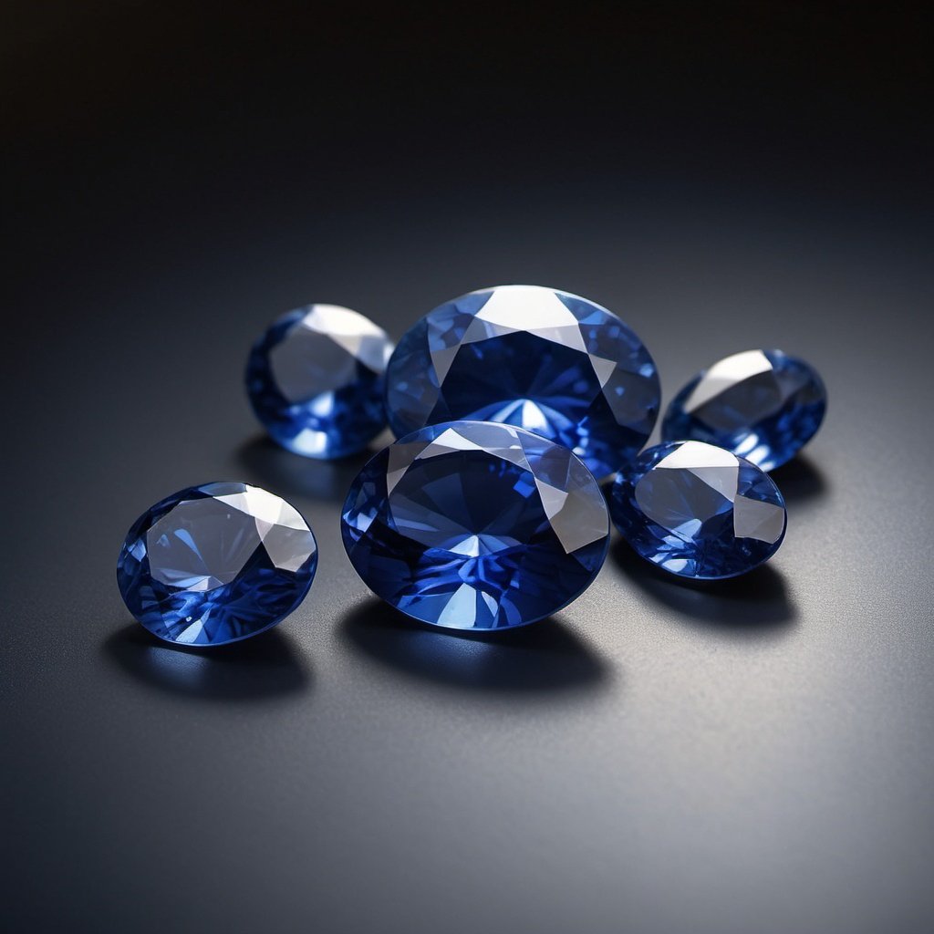 Cut & Polished Blue Sapphires