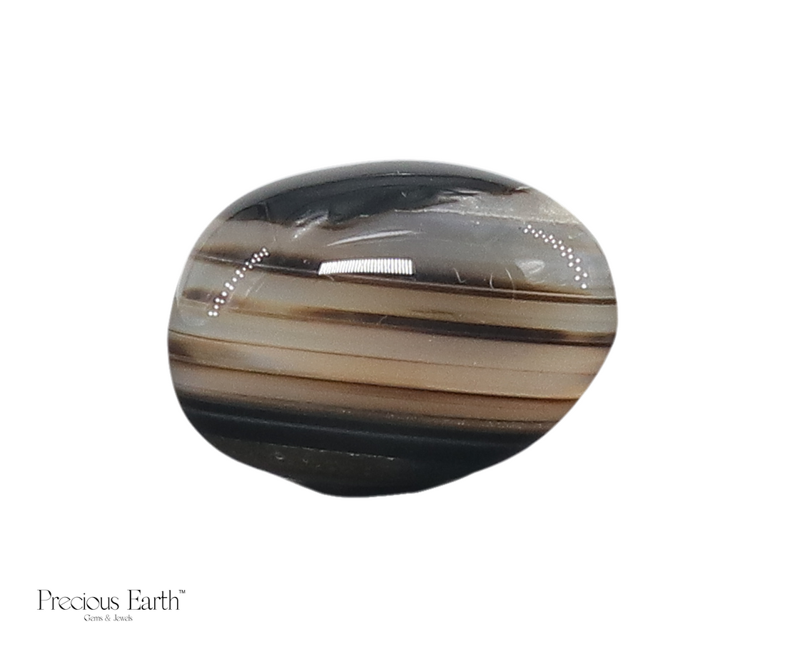 Banded Agate (Sulemani Hakik) - 13.16 Carats