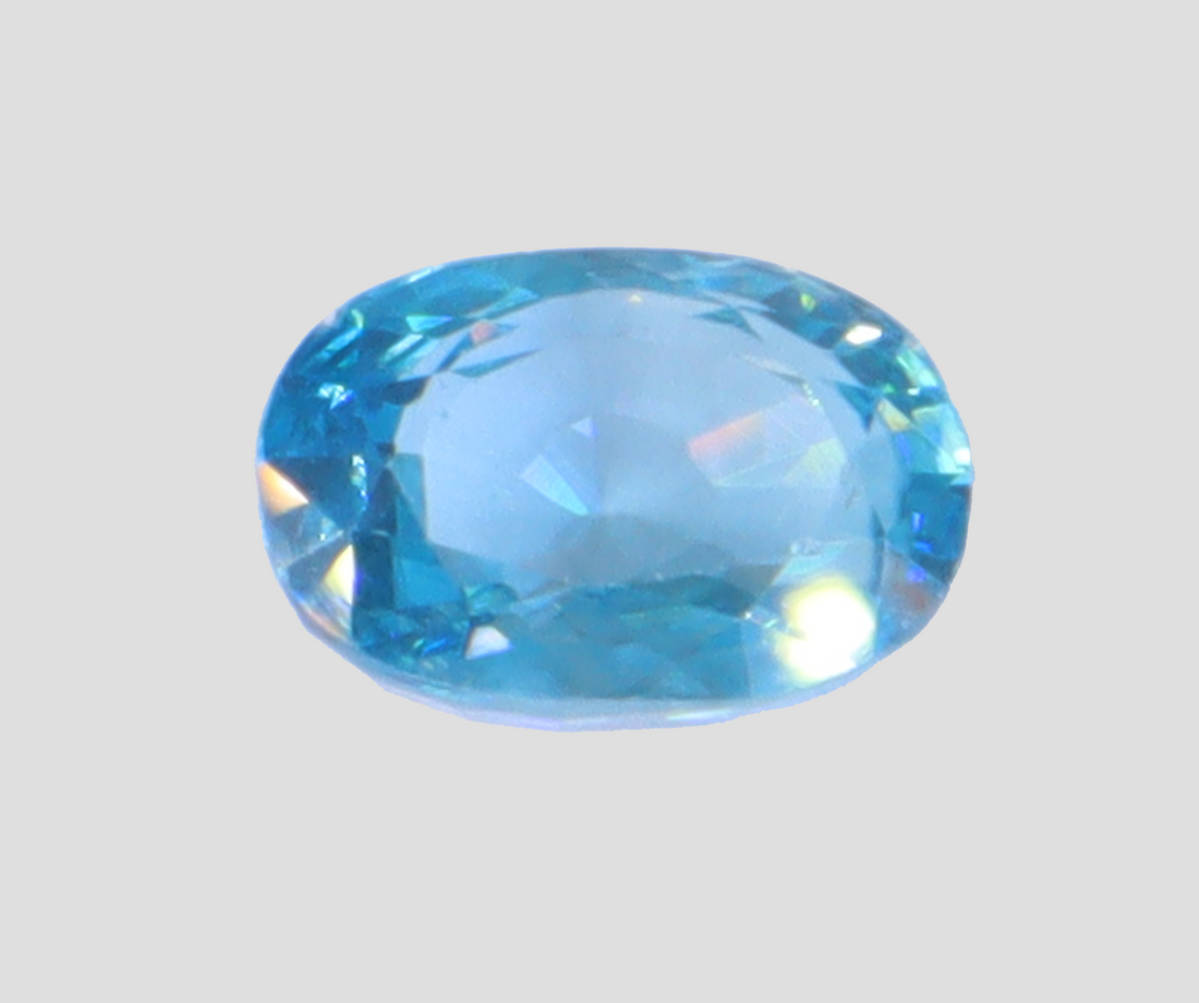 Blue Zircon - 6.06 Carats