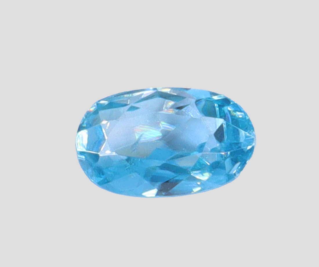 Blue Zircon - 6.12 Carats