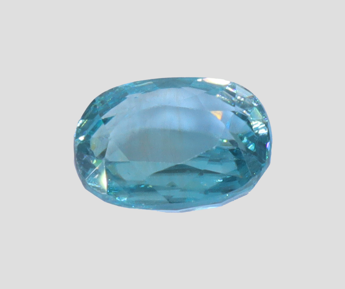 Blue Zircon - 8.68 Carats