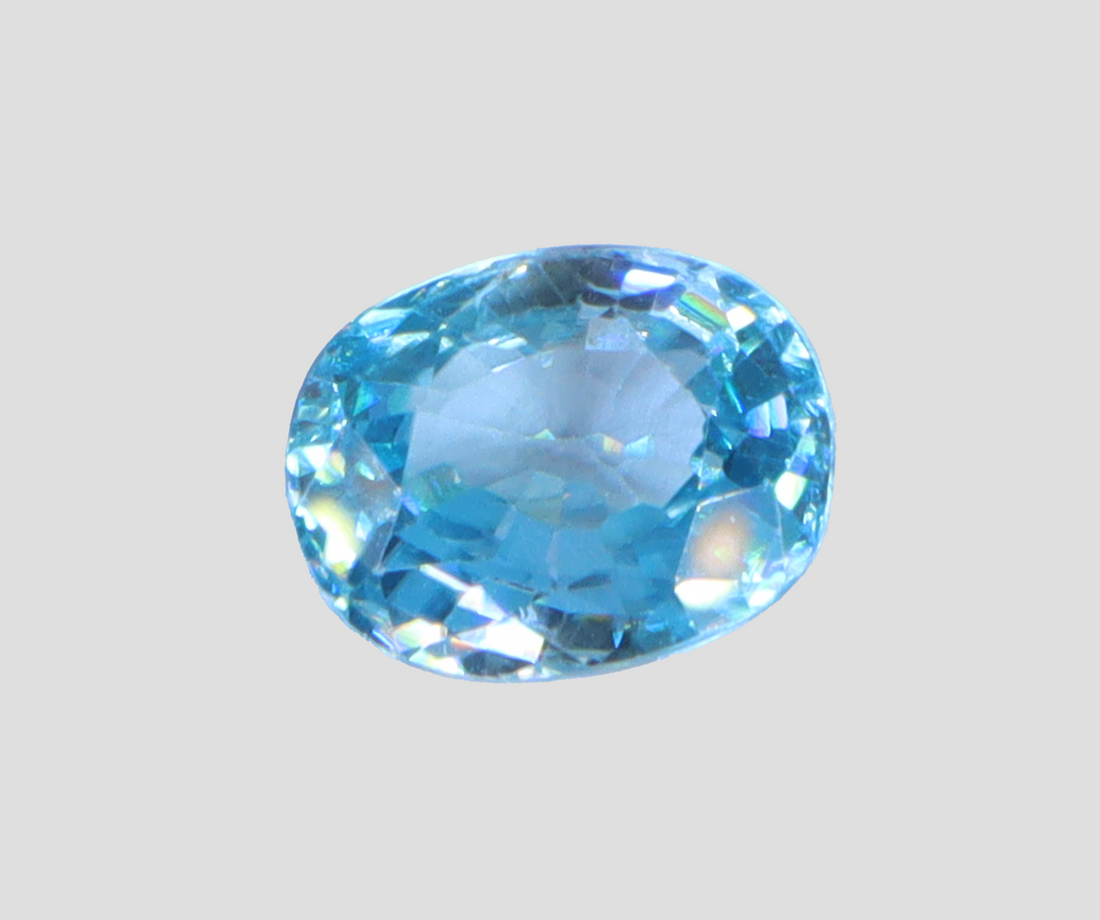 Blue Zircon - 5.53 Carats