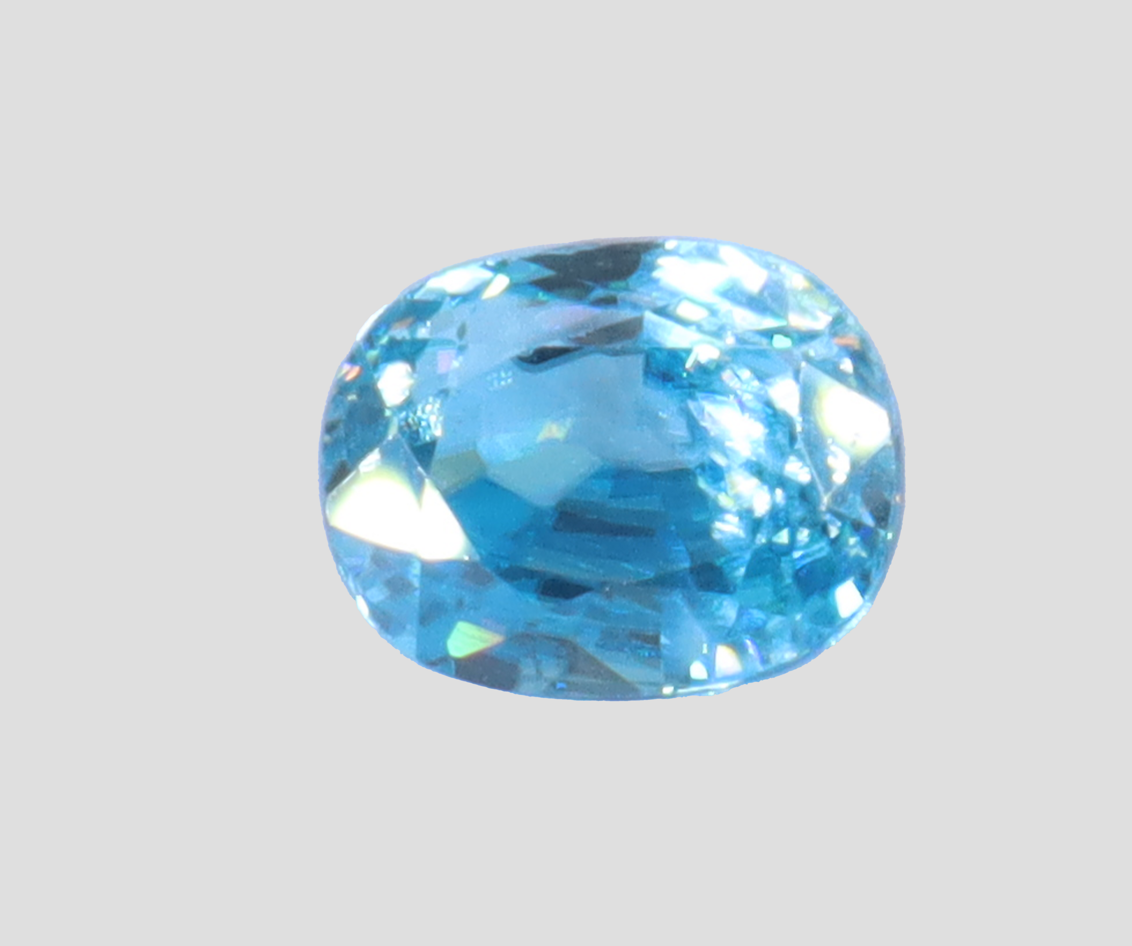 Blue Zircon - 6.23 Carats