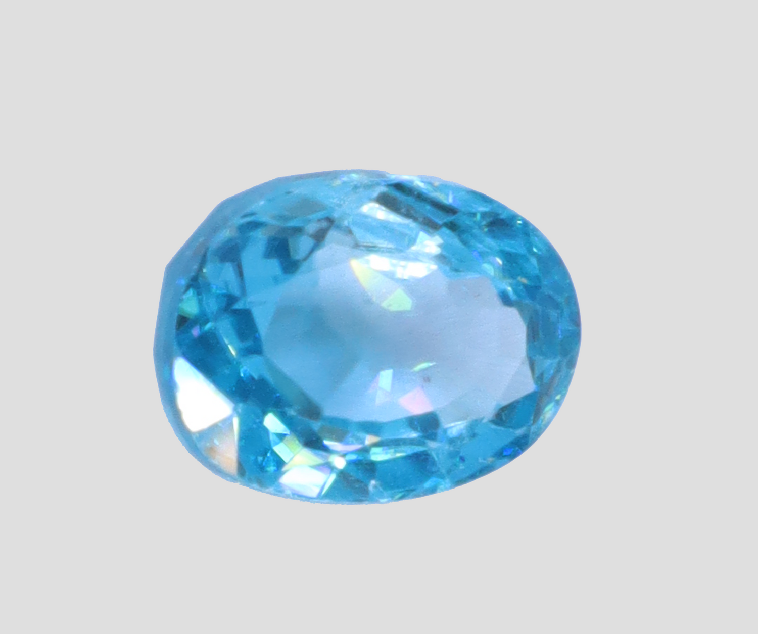 Blue Zircon - 5.86 Carats