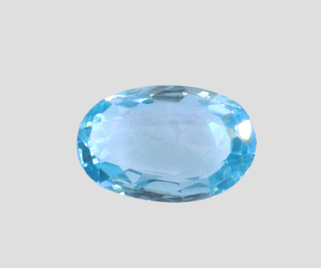 Blue Zircon - 5.37 Carats