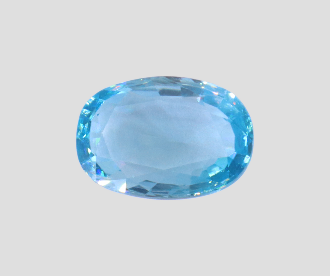 Blue Zircon - 12.58 Carats