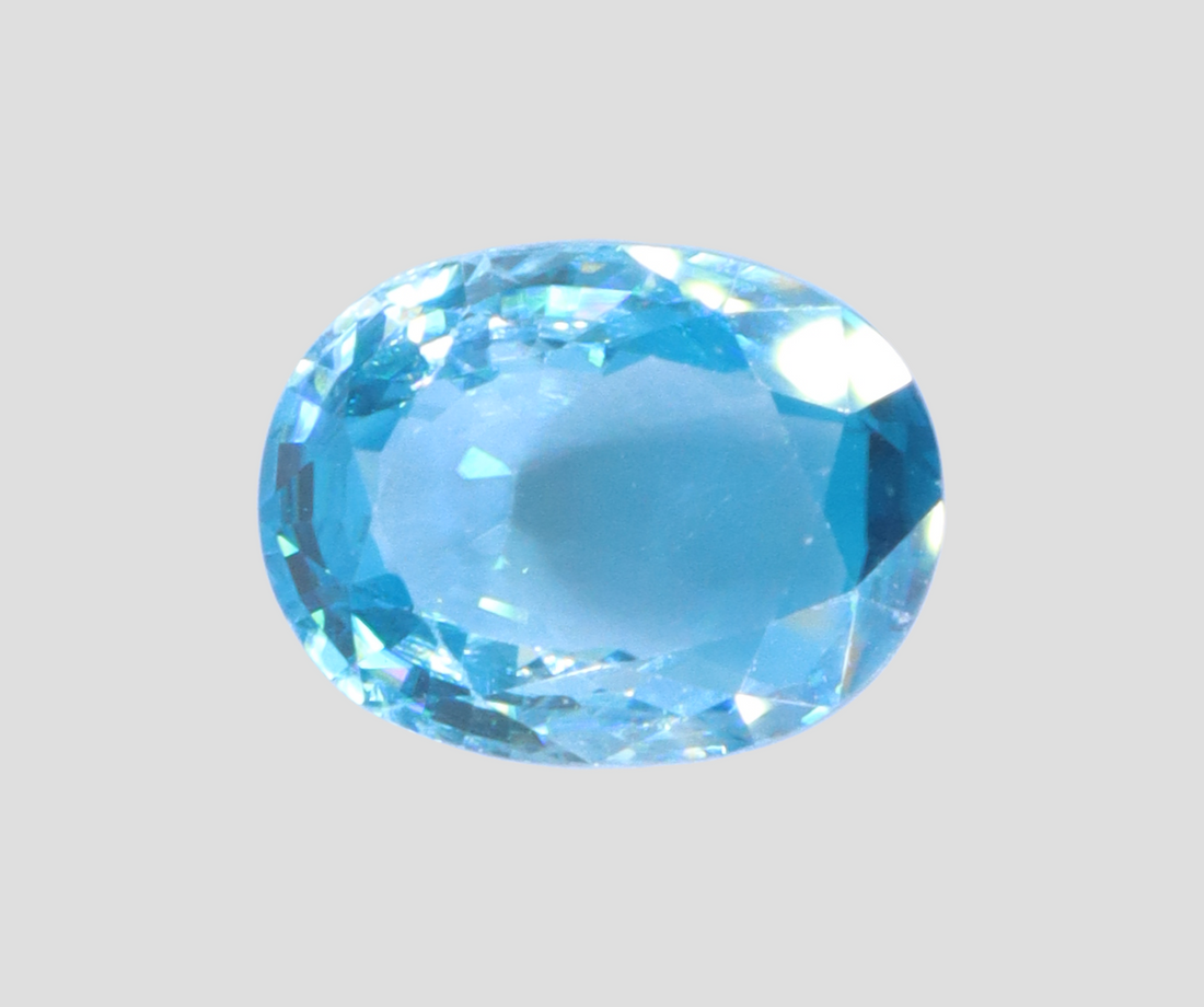 Blue Zircon - 11.04 Carats