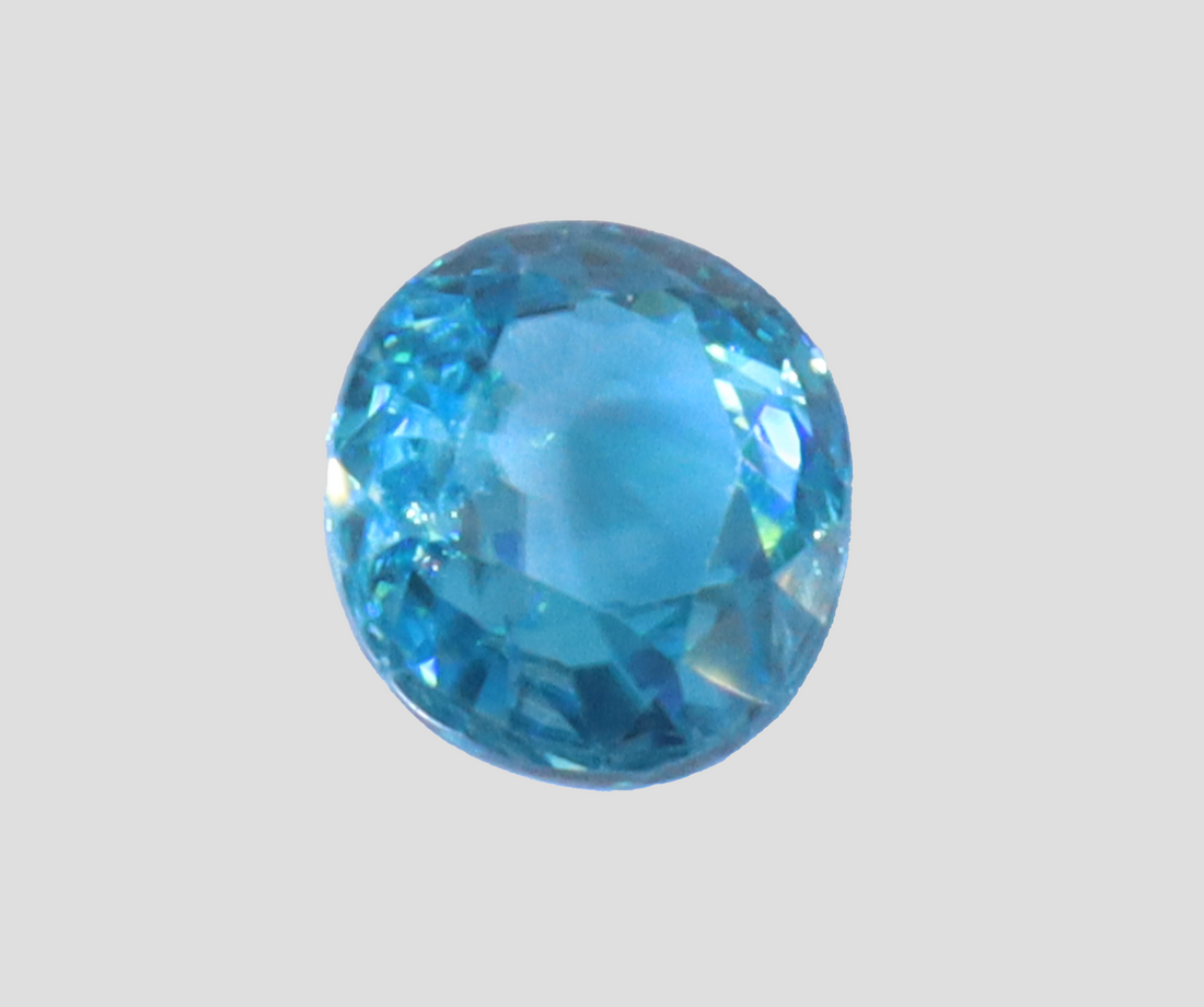 Blue Zircon - 5.21 Carats