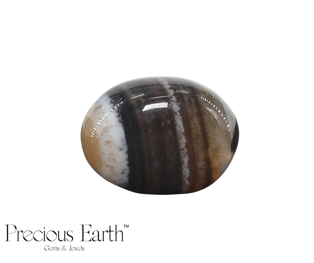 Banded Agate (Sulemani Hakik) - 13.57 Carats
