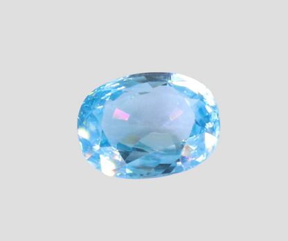 Blue Zircon - 8.78 Carats