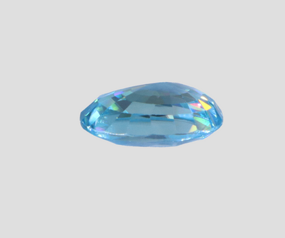 Blue Zircon - 8.78 Carats