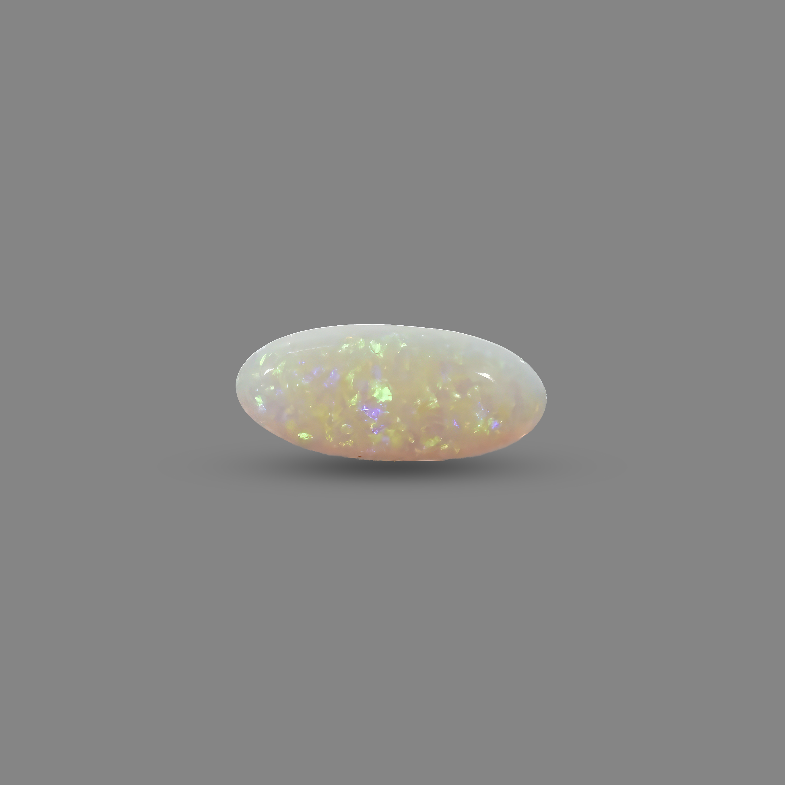 Australian White Opal With Fire - 6.92 Carats