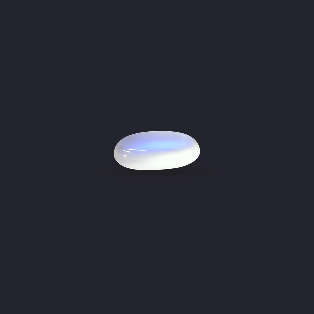 Front-view of a Blue Moonstone